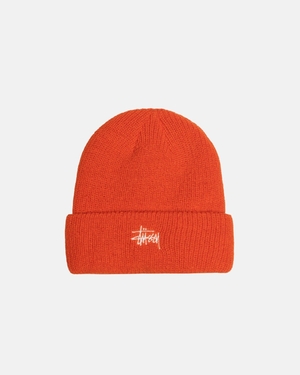 Bonnet Stussy Cuff Basic Orange | FWX-89546556