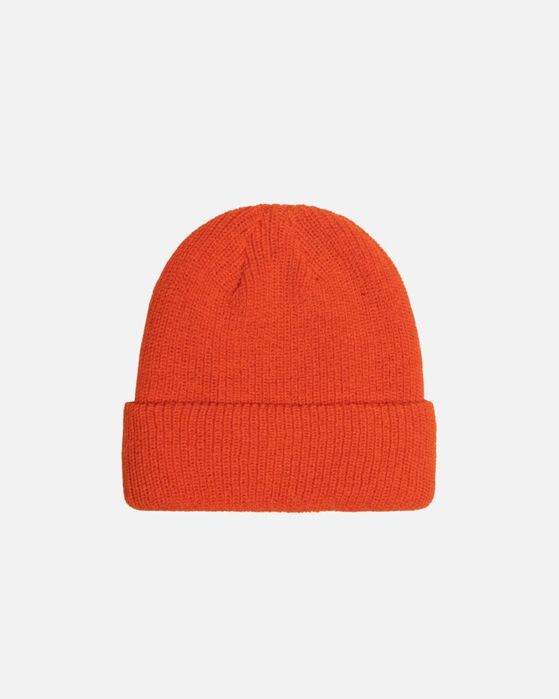 Bonnet Stussy Cuff Basic Orange | FWX-89546556