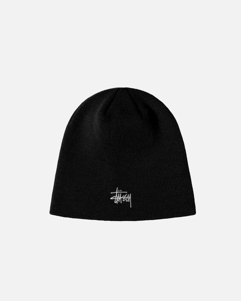 Bonnet Stussy Skullcap Basic Noir | GHT-87233113