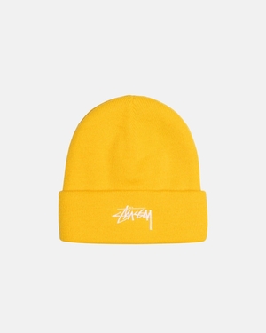 Bonnet Stussy Cuff Stock Moutarde | KBW-20883818