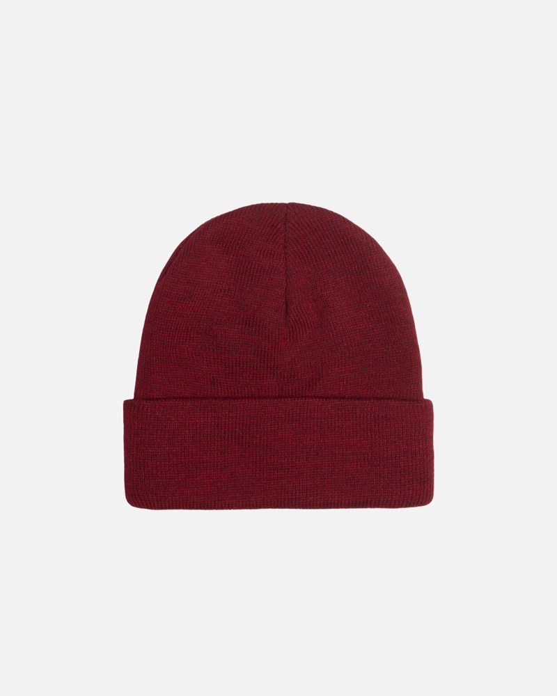 Bonnet Stussy Cuff Stock Rouge | VEF-23384963