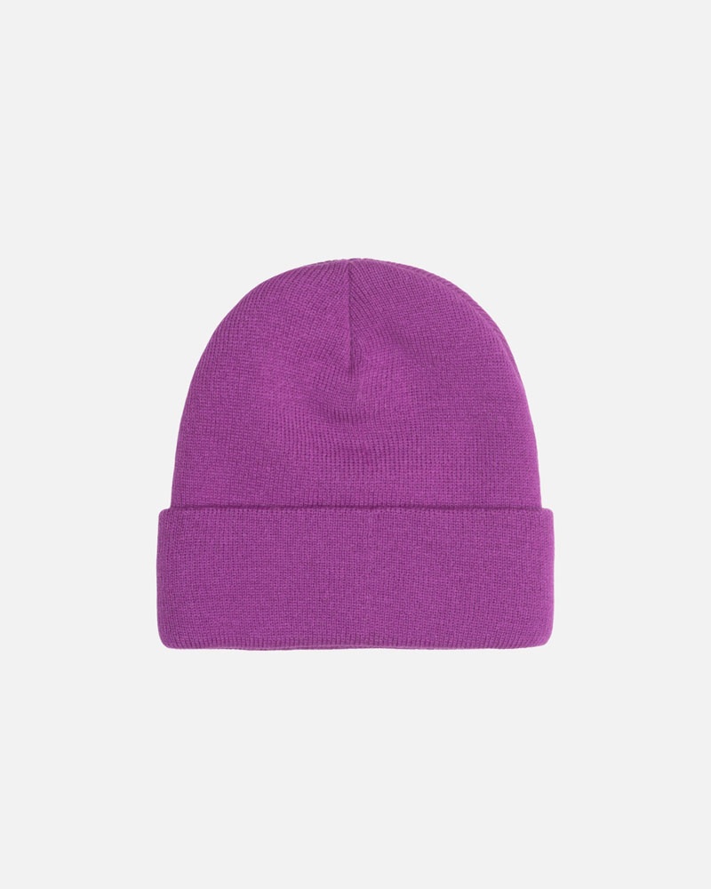 Bonnet Stussy Cuff Stock Violette | XZI-45406027