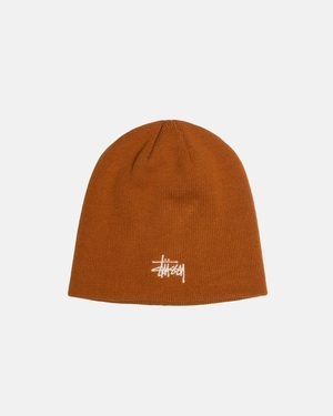 Bonnet Stussy Skullcap Basic Marron | XCS-95532912