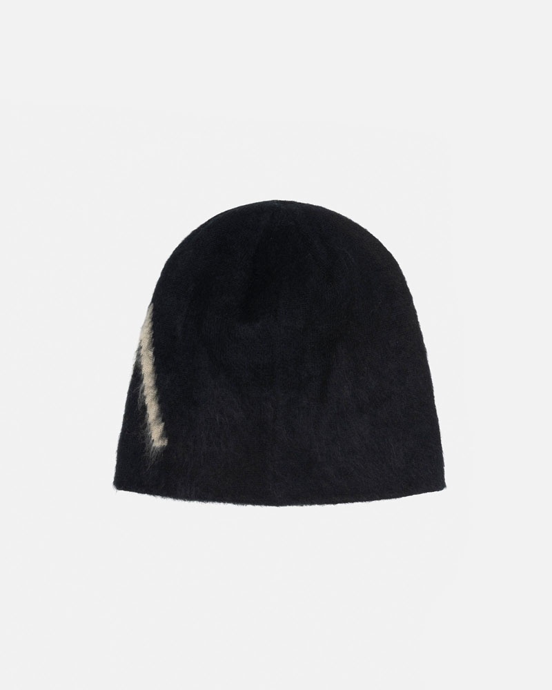 Bonnet Stussy Skullcap Brushed Out Stock Noir | UPI-34179521