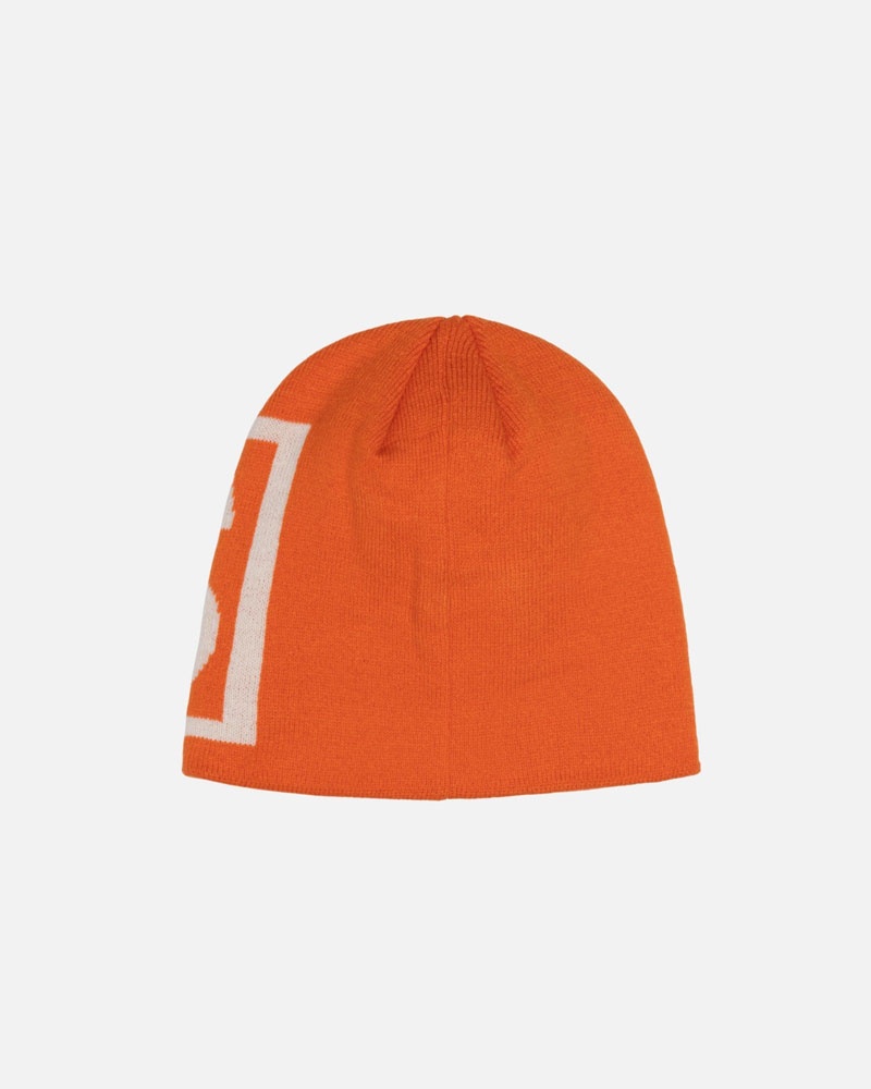 Bonnet Stussy Skullcap SS Link Orange | JPZ-04001441