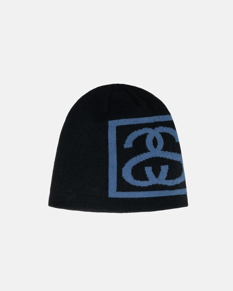 Bonnet Stussy Skullcap SS Link Noir | PPC-88076008