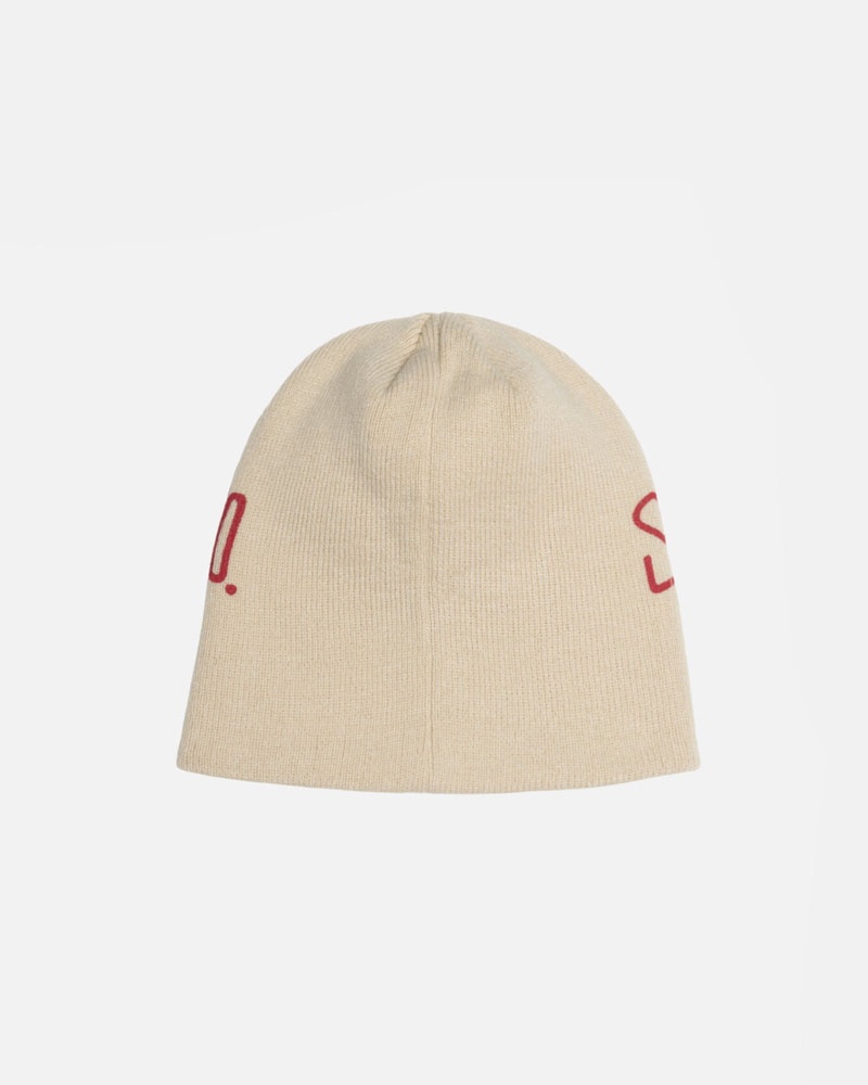 Bonnet Stussy Skullcap Workgear Print Beige | TUO-12561663