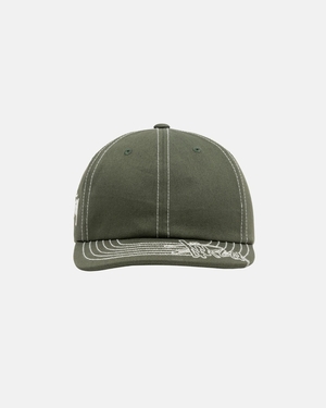 Casquette Stussy Low Pro Basic Stitch Strapback Vert Olive | ONB-56808186