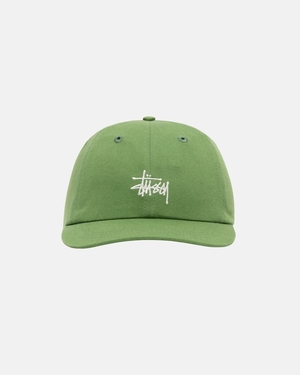 Casquette Stussy Low Pro Basic Stock Strapback Vert | ESO-46061376