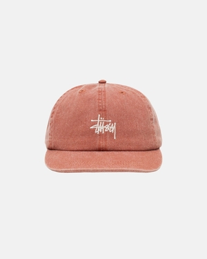 Casquette Stussy Low Pro Basic Washed Strapback Marron | DZZ-85676163