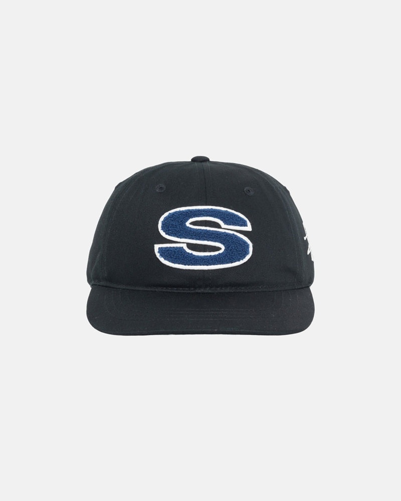 Casquette Stussy Low Pro Chenille S Snapback Noir | YMX-40841513