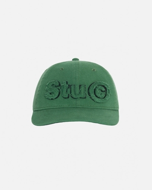 Casquette Stussy Low Pro Copyright Applique Strapback Vert | QOK-87475720