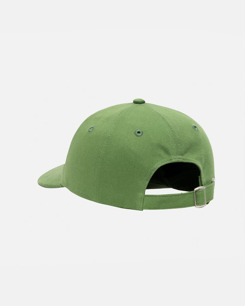 Casquette Stussy Low Pro Basic Stock Strapback Vert | ESO-46061376