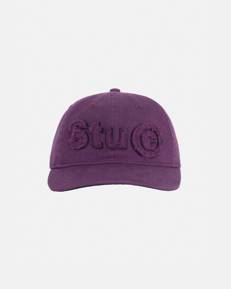 Casquette Stussy Low Pro Copyright Applique Strapback Violette | TJI-28187129