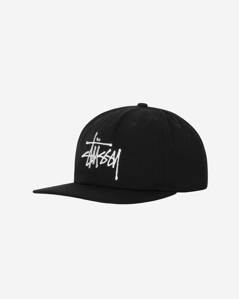 Casquette Stussy Mid-Depth Basic Strapback Noir | QGZ-59206734