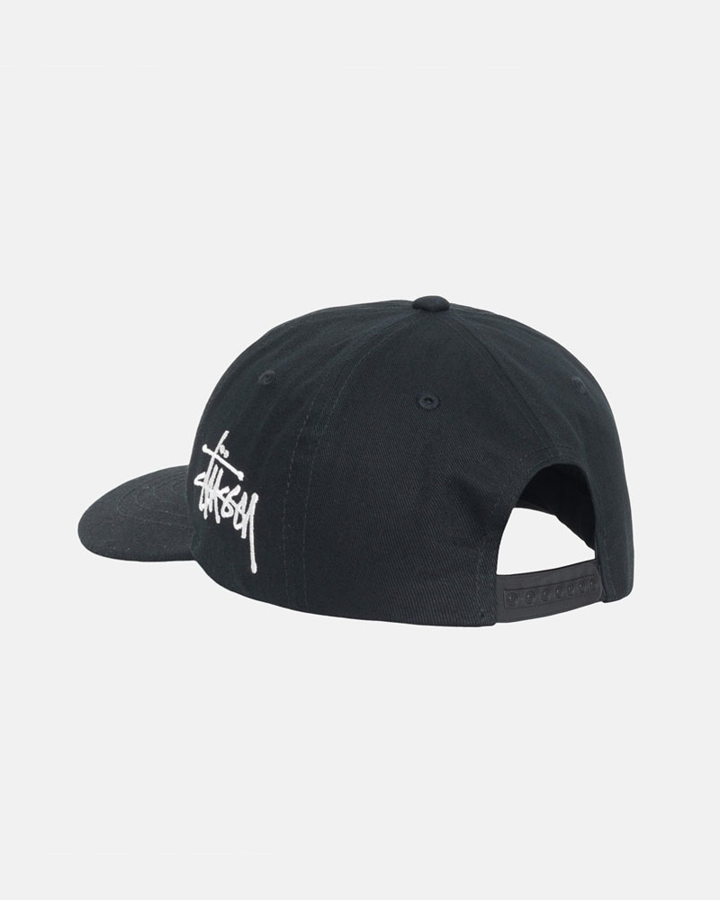 Casquette Stussy Low Pro Chenille S Snapback Noir | YMX-40841513