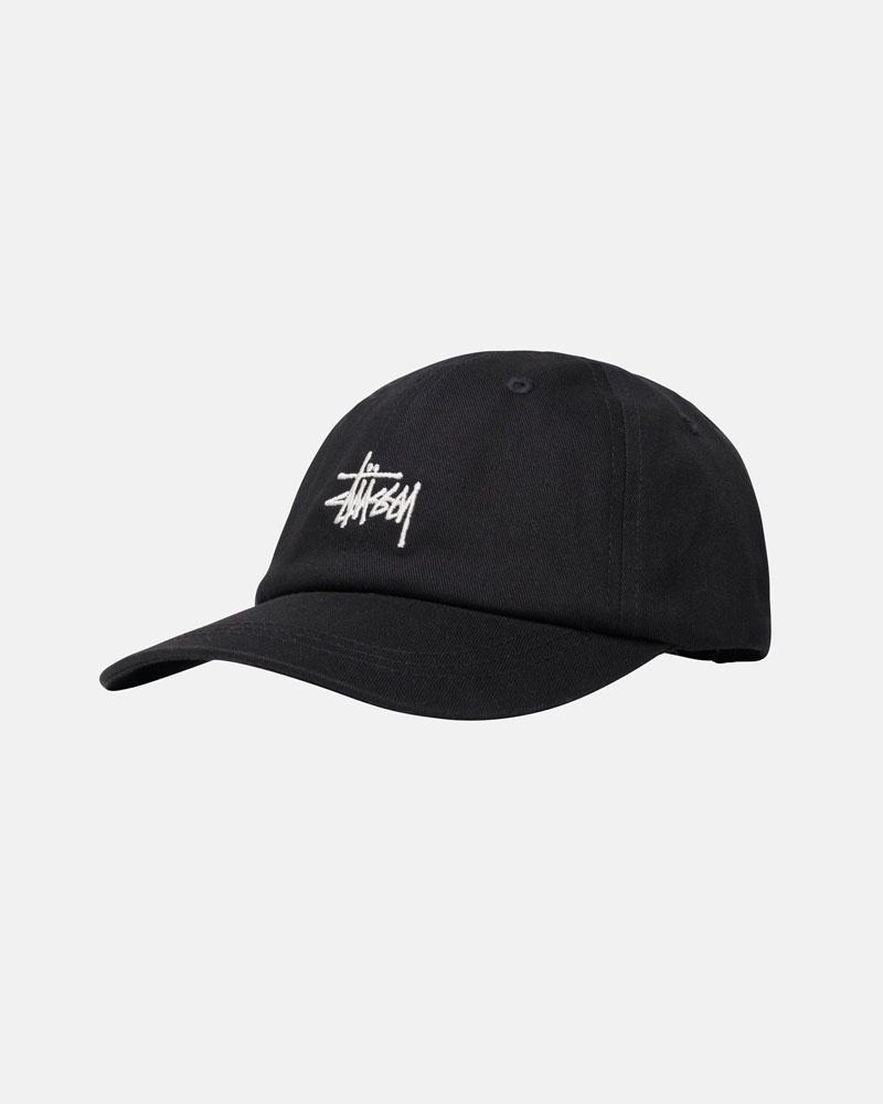 Casquette Stussy Low Pro Basic Stock Strapback Noir | YAE-33083416