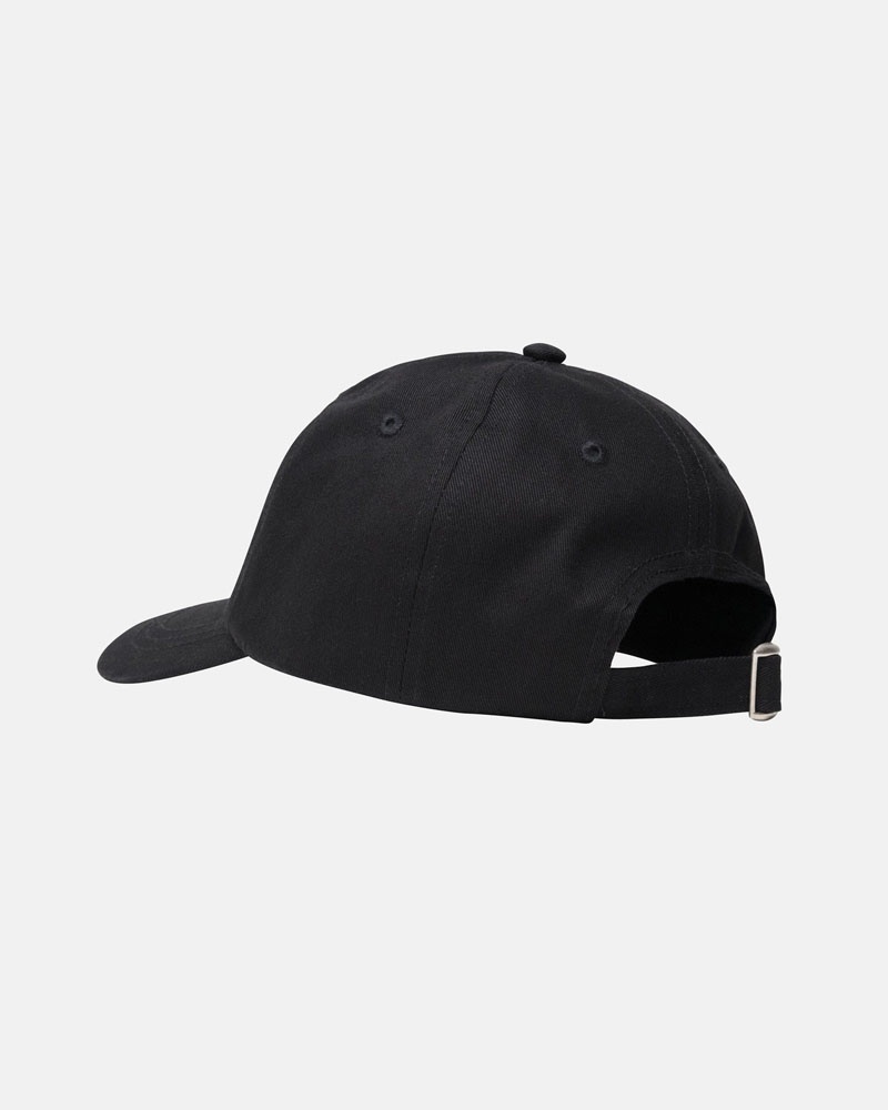 Casquette Stussy Low Pro Basic Stock Strapback Noir | YAE-33083416