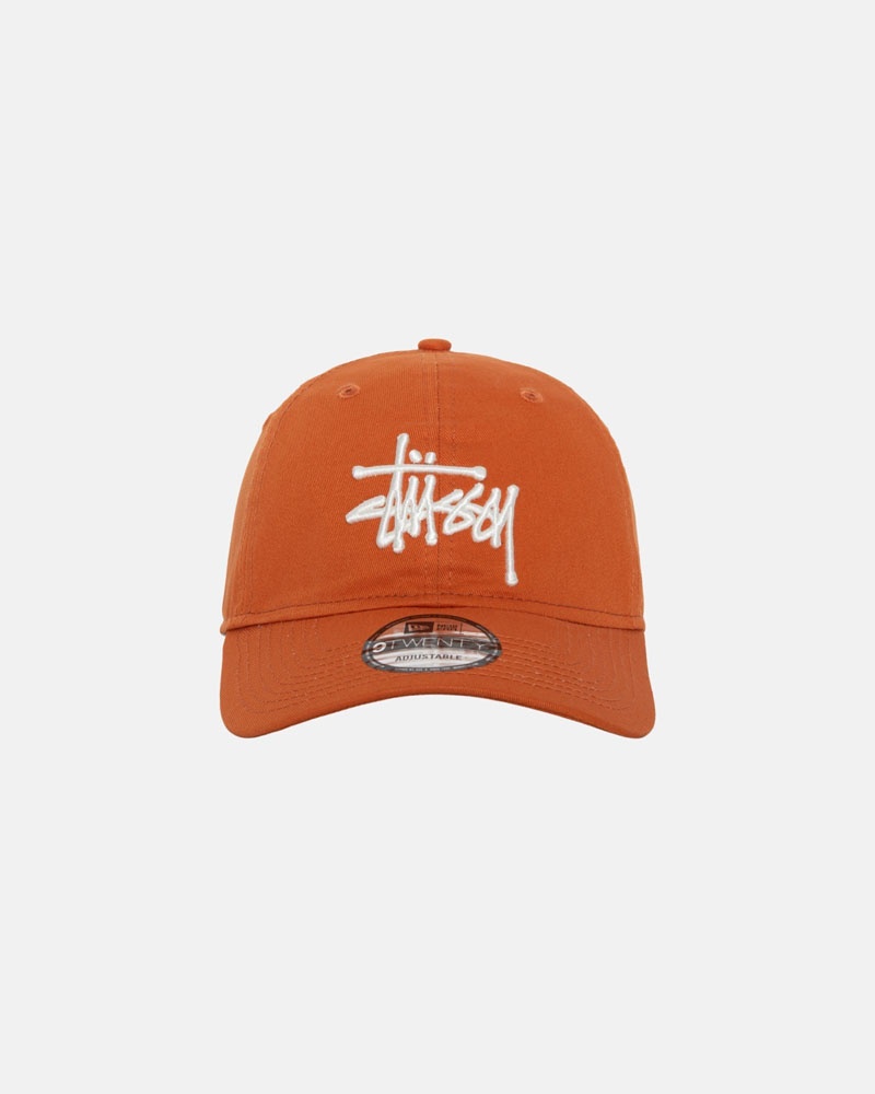 Casquette Stussy New Era 9Twenty Basic Strapback Orange | TDX-60658205