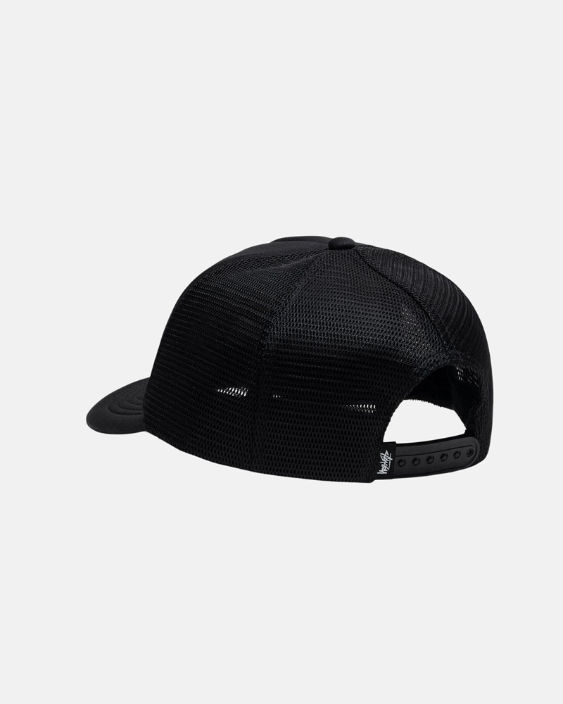 Casquette Stussy Trucker 8 Ball Snapback Noir | SIN-44618089