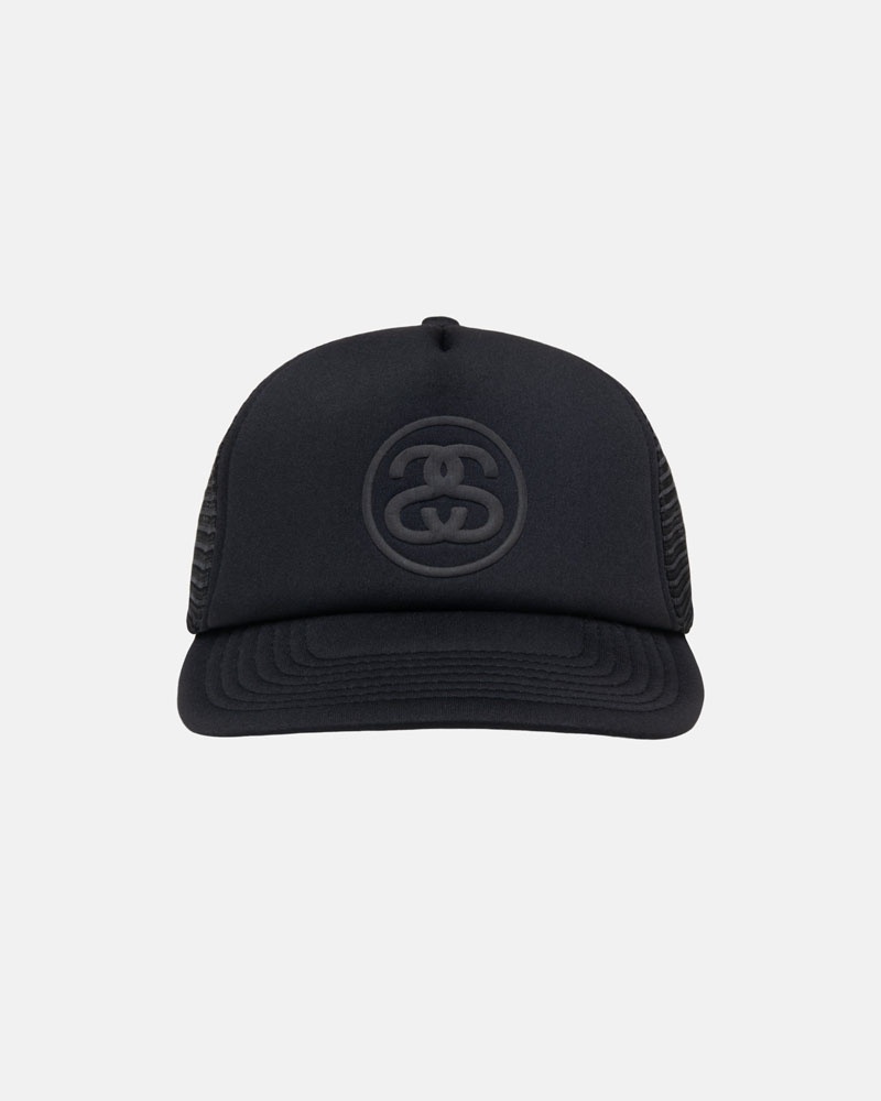 Casquette Stussy Trucker SS-Link Snapback Noir | HNO-47153280