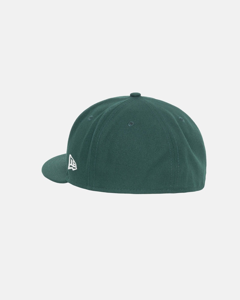 Casquette Stussy New Era 59Fifty Authentic Vert | VOO-69017172