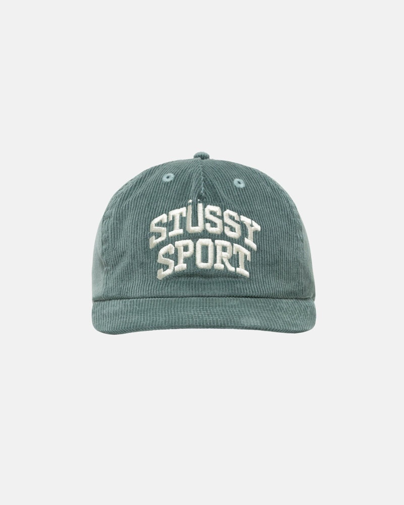 Casquette Stussy Mid-Depth Sport Arch Strapback Turquoise Foncé | FYY-06675679