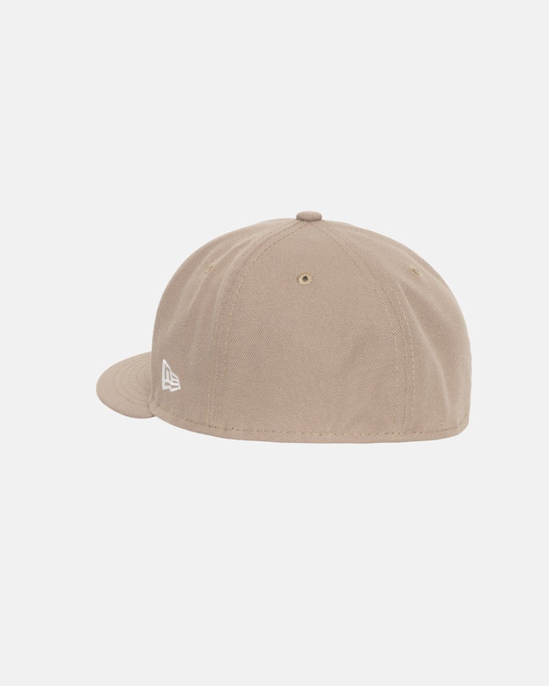 Casquette Stussy New Era 59Fifty Authentic Kaki | GPZ-11714867