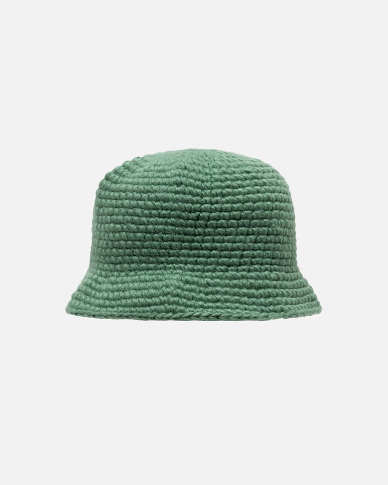 Chapeau Stussy Bucket SS Link Knit Vert | KIB-26234935