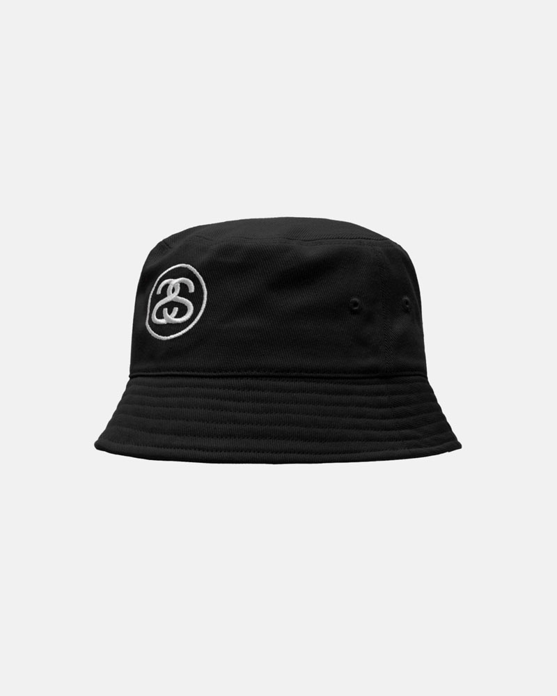 Chapeau Stussy Deep Bucket SS Link Noir | DYI-49430284