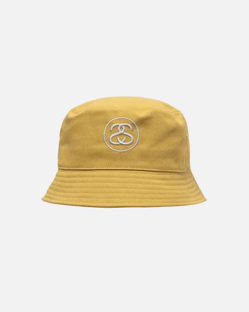 Chapeau Stussy Deep Bucket SS Link Doré | NFH-89575890