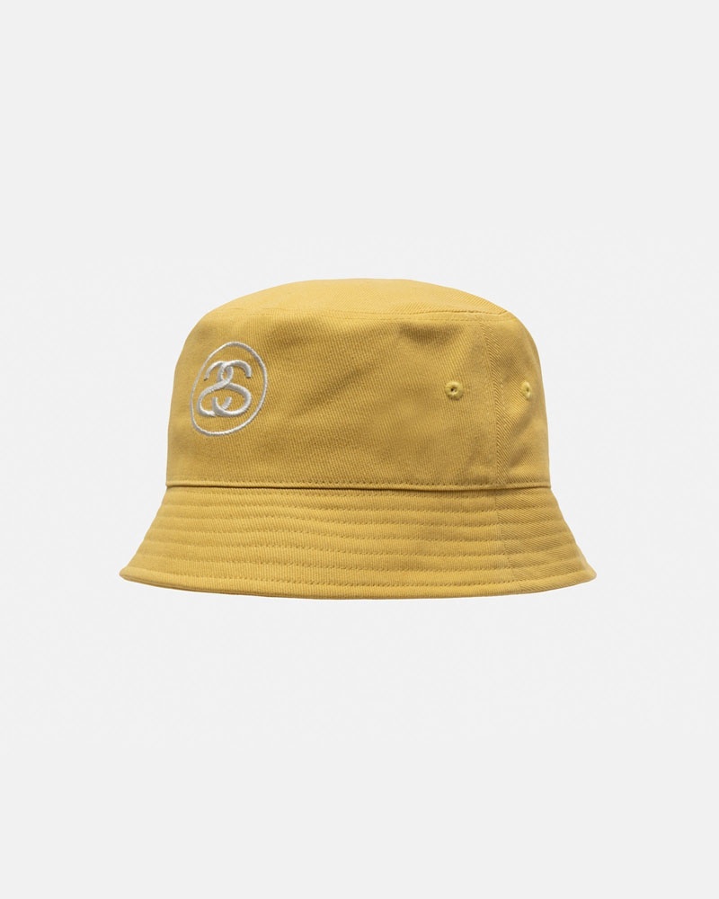 Chapeau Stussy Deep Bucket SS Link Doré | NFH-89575890