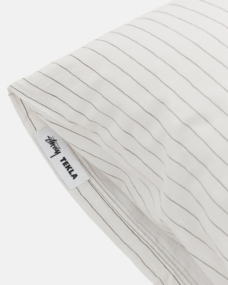 Autres Accessoires Stussy Tekla Percale Pillow Sham Blanche | KXT-28260541