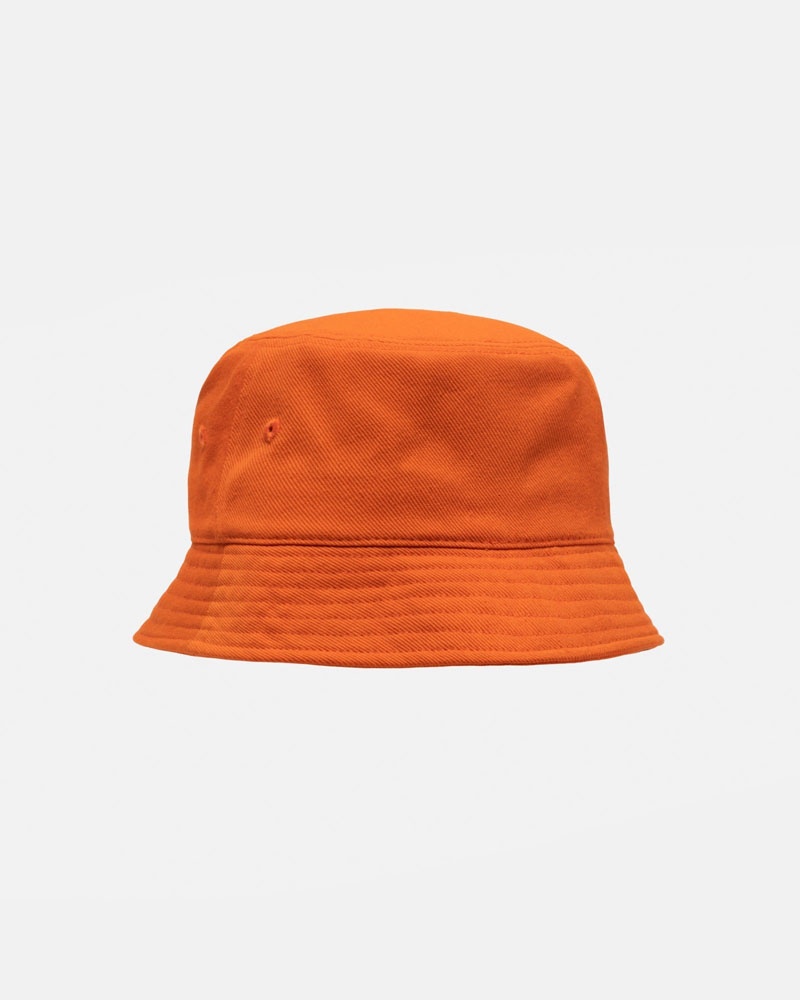 Chapeau Stussy Deep Bucket SS Link Orange | IBU-52926260