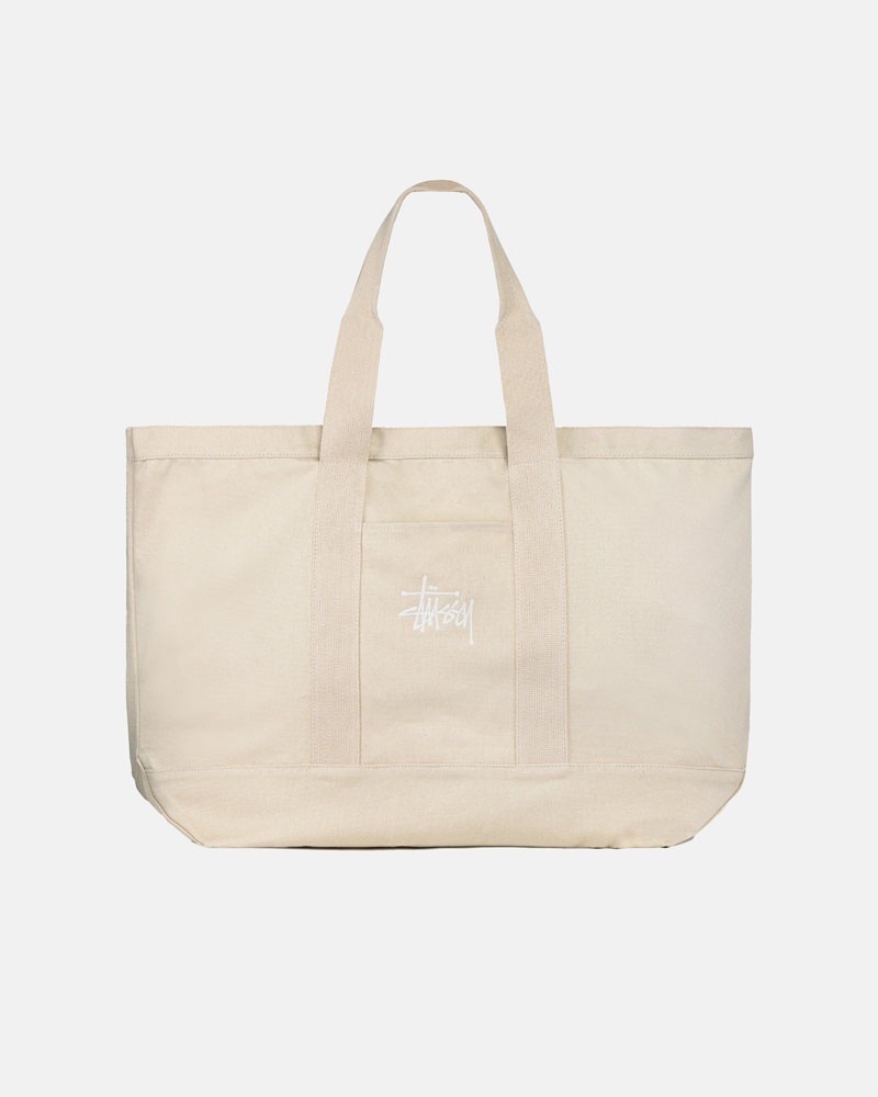 Sacs Fourre Tout Stussy Tela Extra Large Beige | ZOJ-91923825