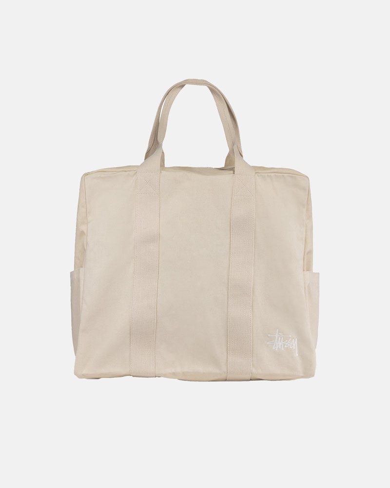 Sacs Fourre Tout Stussy Tela Flight Beige | DGE-62519441