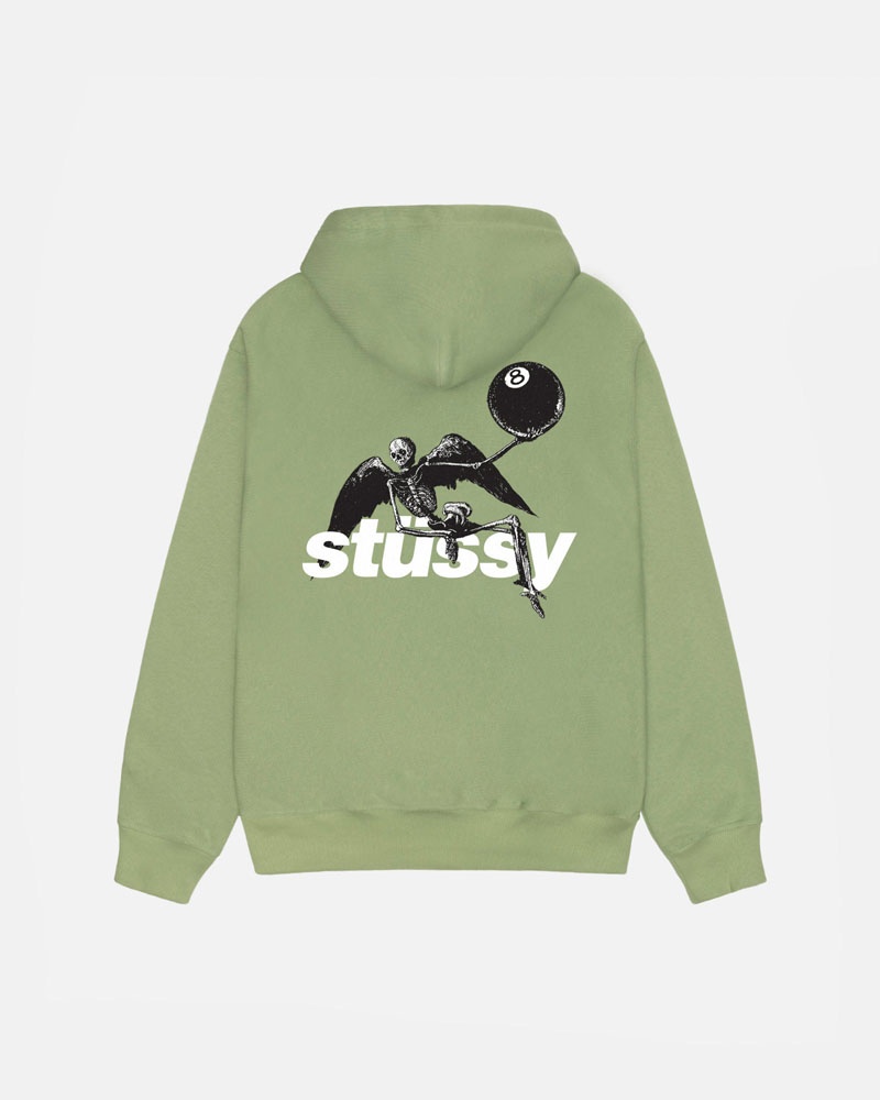 Sweat a Capuche Stussy Apocalypse Zip Vert | IJE-49714531