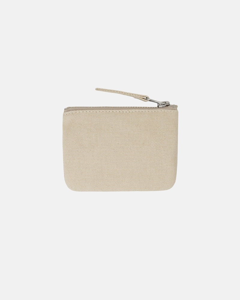 Portefeuille Stussy Tela Coin Pouch Beige | EJX-51371133