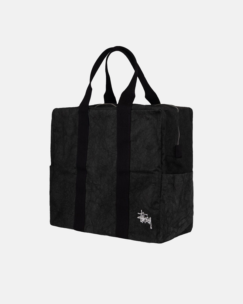 Sacs Fourre Tout Stussy Tela Flight Noir | SXF-74825754