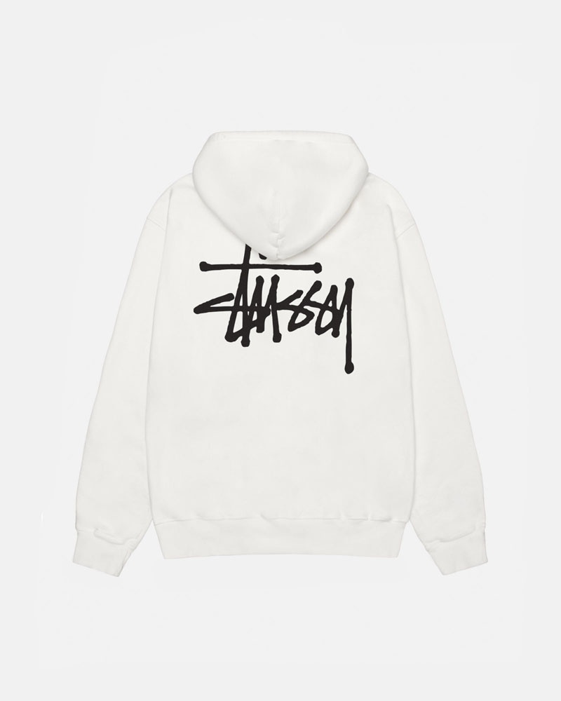 Sweat a Capuche Stussy Basic Stüssy Pigment Dyed Beige | RRB-66562999