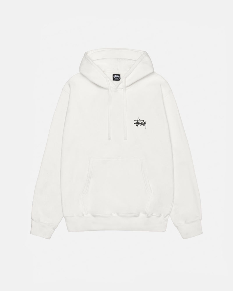 Sweat a Capuche Stussy Built Tough Pigment Dyed Beige | FDB-70449448