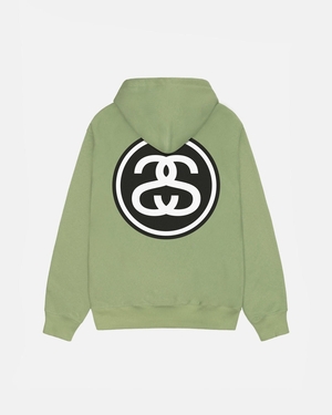 Sweat a Capuche Stussy SS-Link Vert | IHP-93093861