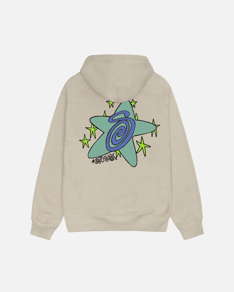 Sweat a Capuche Stussy Galaxy Kaki | ZYR-47263220