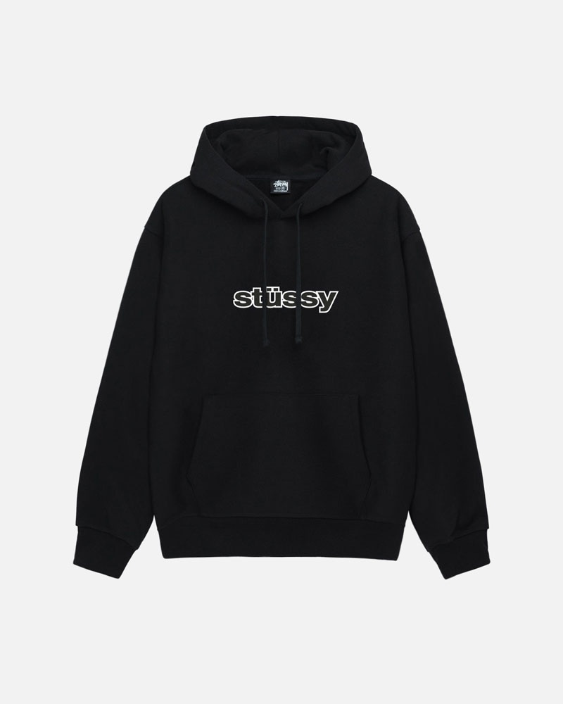 Sweat a Capuche Stussy SS-Link Noir | YMU-91671625