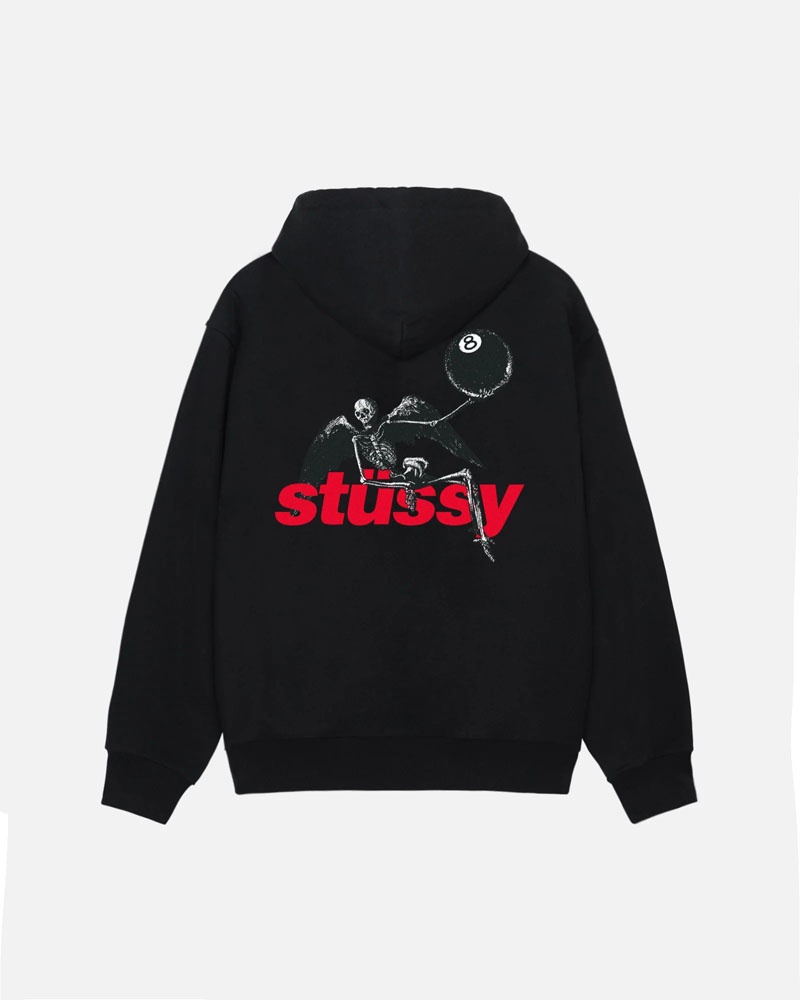 Sweat a Capuche Stussy Apocalypse Zip Noir | RBW-34285812