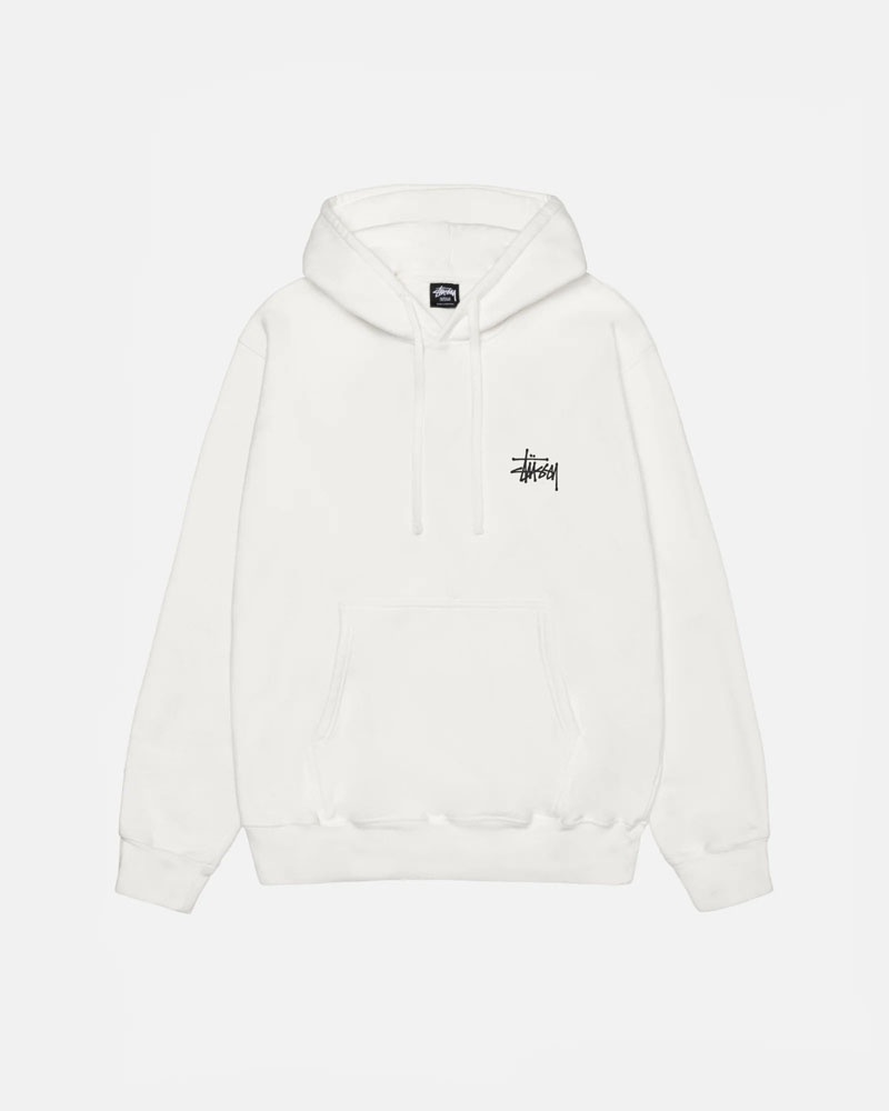 Sweat a Capuche Stussy Built Tough Pigment Dyed Blanche | KJZ-48732510