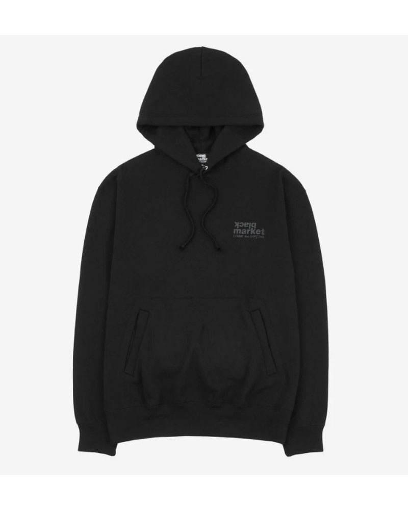 Sweat a Capuche Stussy CDG Market X Noir | JIC-19567489