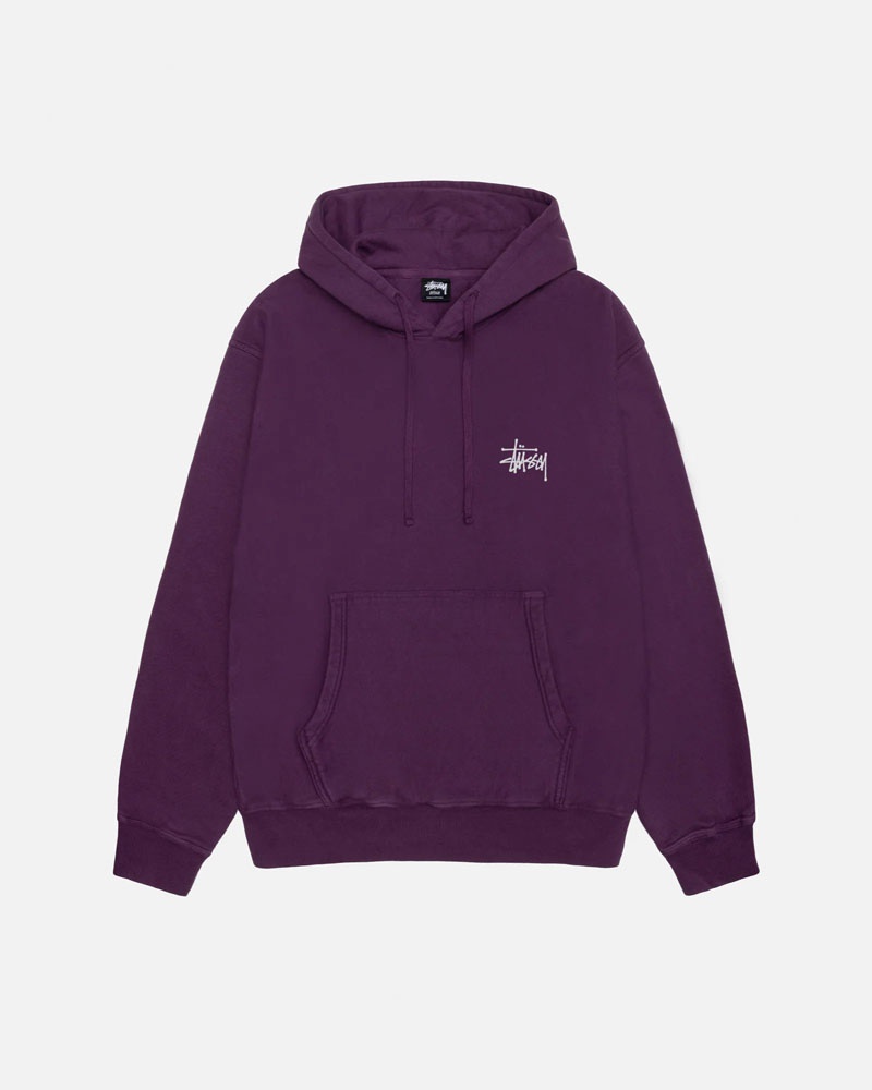 Sweat a Capuche Stussy Built Tough Pigment Dyed Violette | DXI-76022412