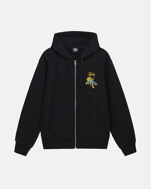 Sweat a Capuche Stussy Dollie Zip Noir | UQS-99276878