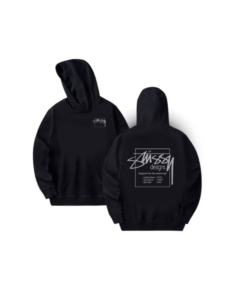 Sweat a Capuche Stussy Dyed Stüssy Designs Noir | BQE-21881634